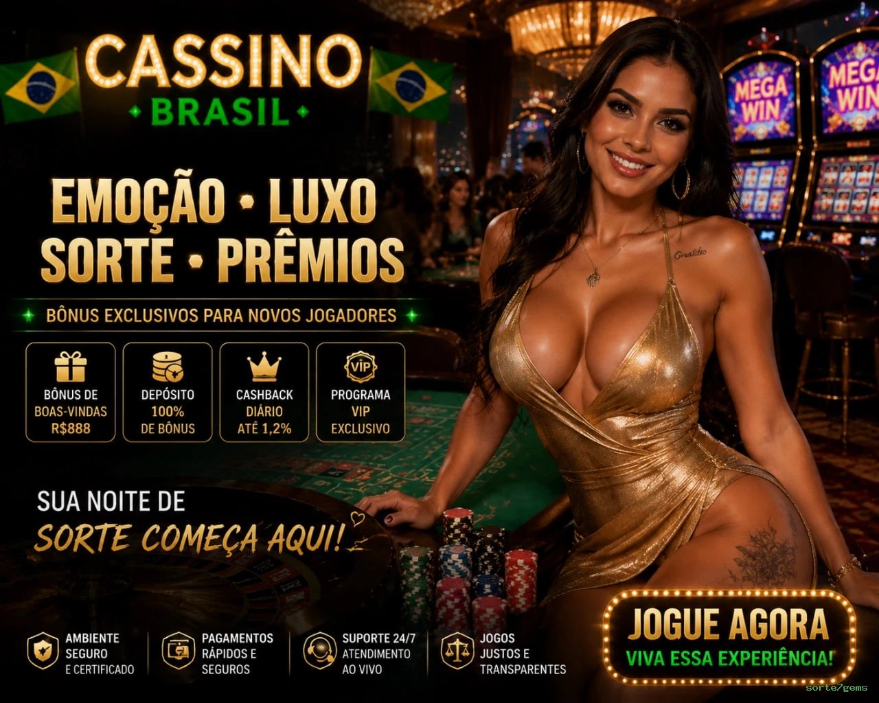 Pagamentos sorte7gems PIX